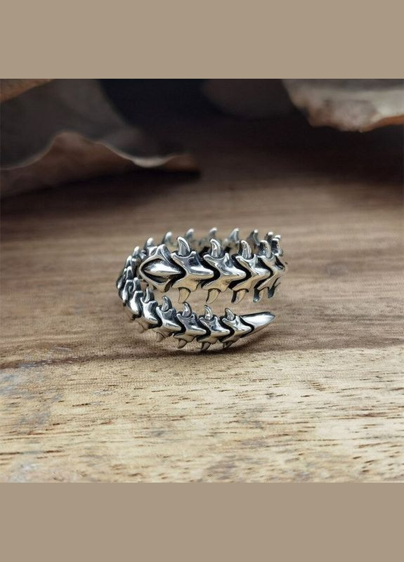 Кольцо в готическом стиле для женщин и мужчин хребет скелет Многоножка стальная размер регулируемый Fashion Jewelry (285110608)