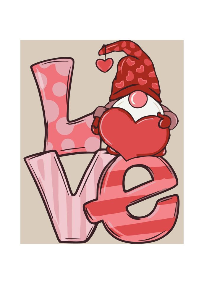 Картина по номерам "Гномик LOVE" 16130-AC Art Craft (315589301)