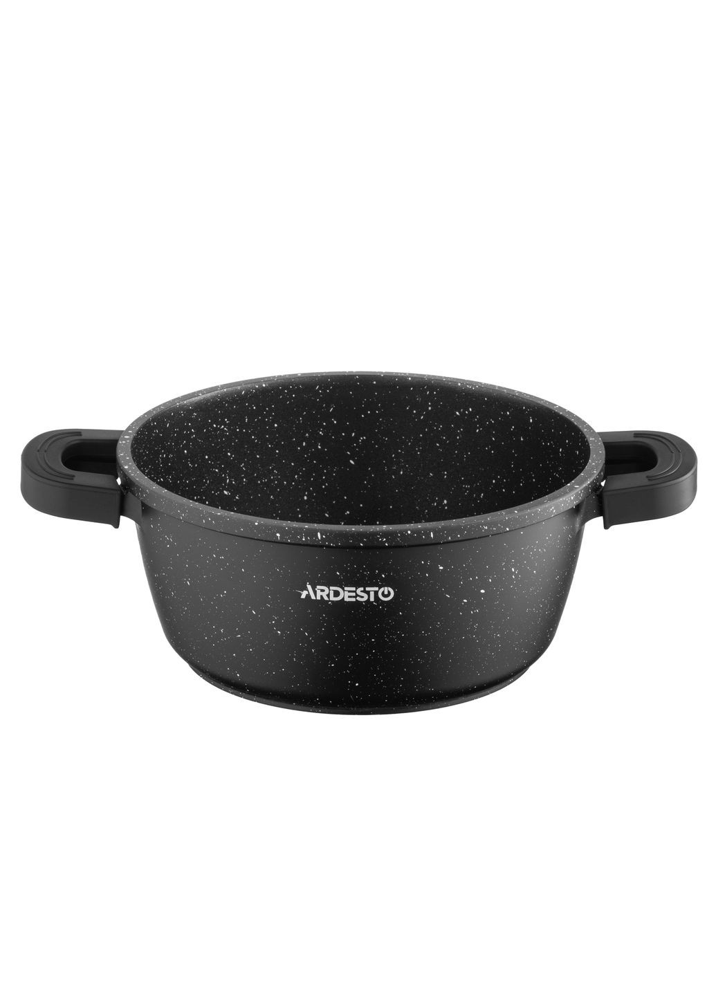 Каструля зі скляною кришкою Gemini Anzio, 1.8л, алюміній, чорний Ardesto (314748508)