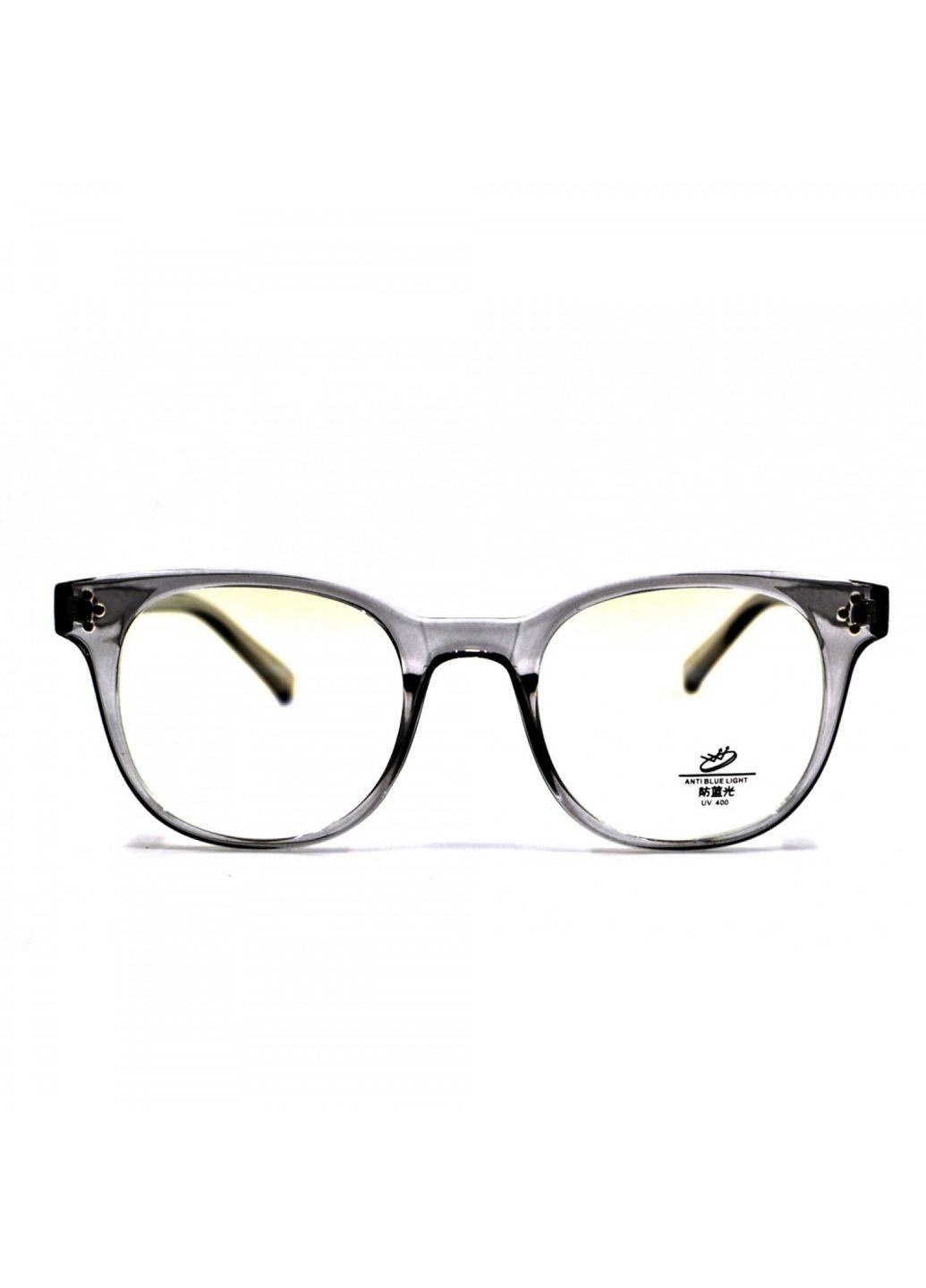 Компьютерные очки Blue Blocker оправа TR пластик 8870 NN Серый Прозрачный Emotions 13163-23 (363131928)