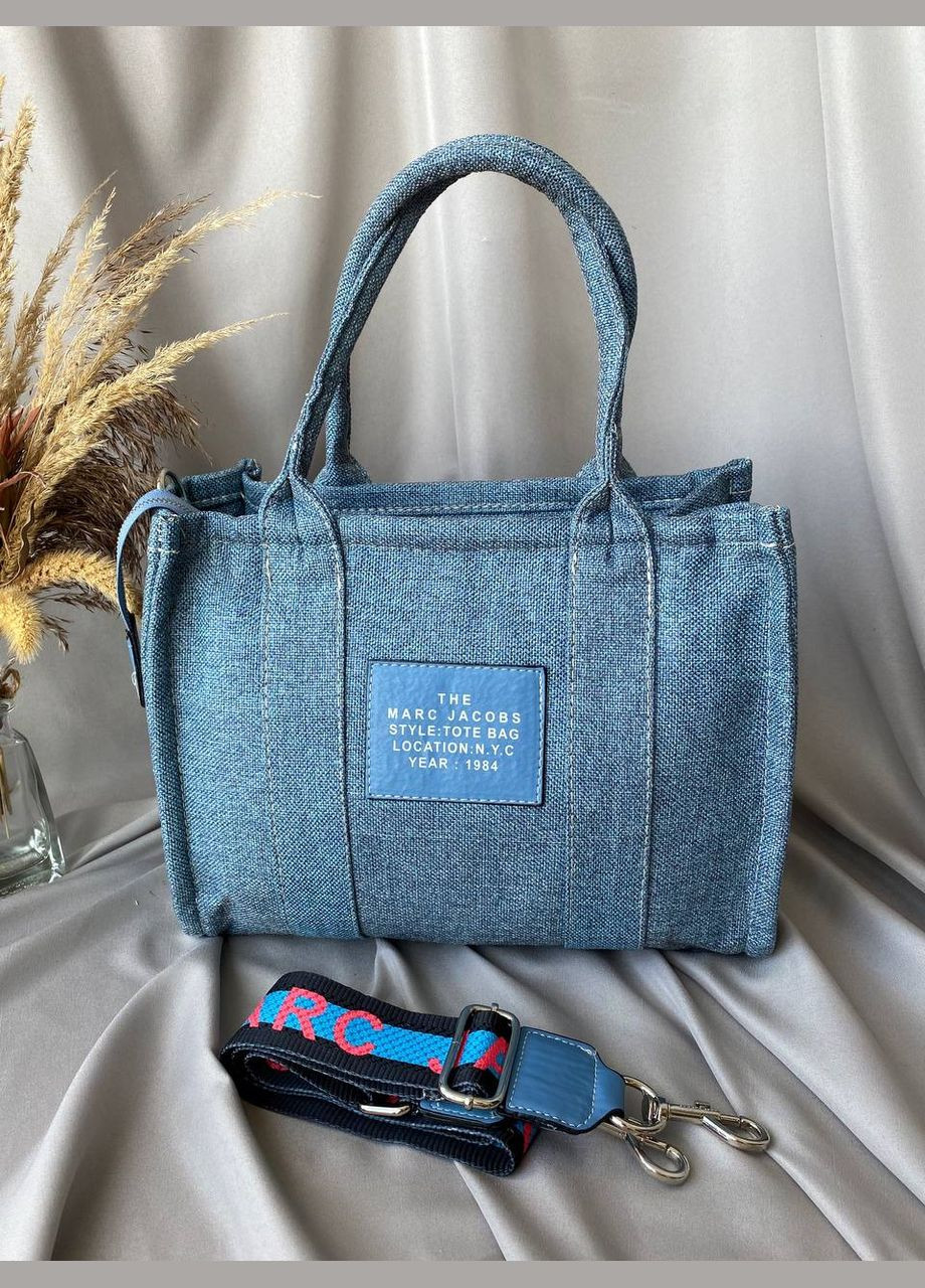 Стильная летняя сумка под джинс из лого Marc Jacobs Tote Bag Vakko (292706250)