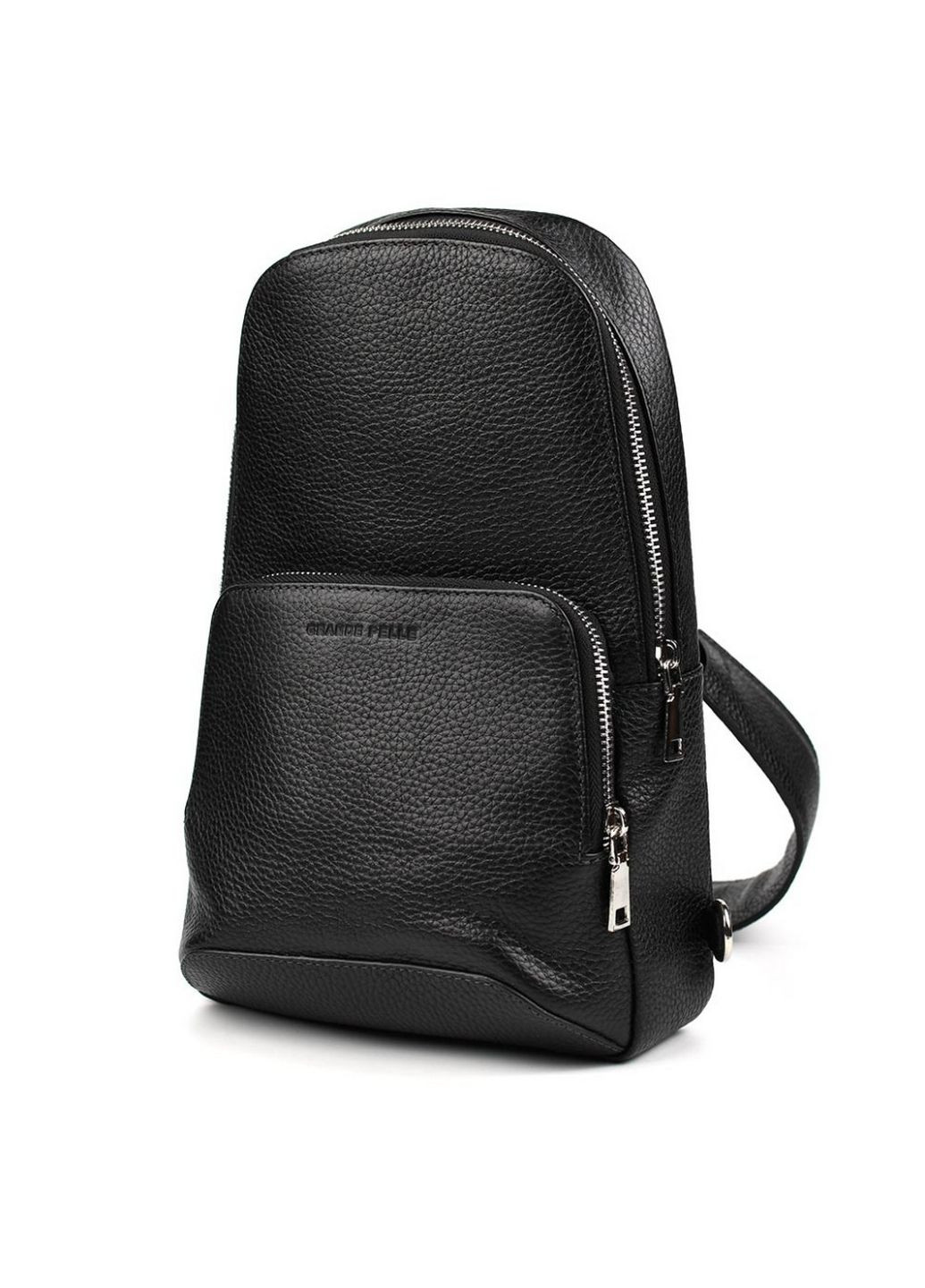 Шкіряна сумка-слінг 31х20х7 см Grande Pelle (315869007)