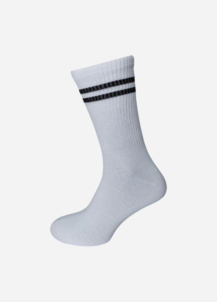 Белые набор носков теннис sport cotton 40-45 6 пар белый Лео однотонные (336213574)