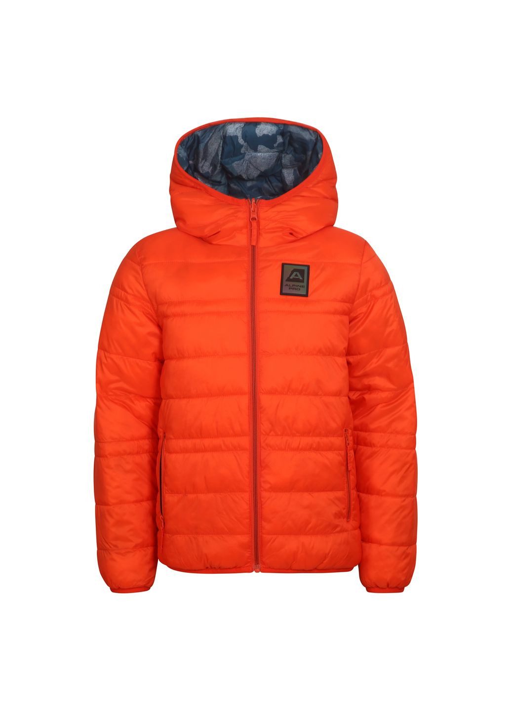 Оранжевая зимняя куртка детская michro Alpine Pro