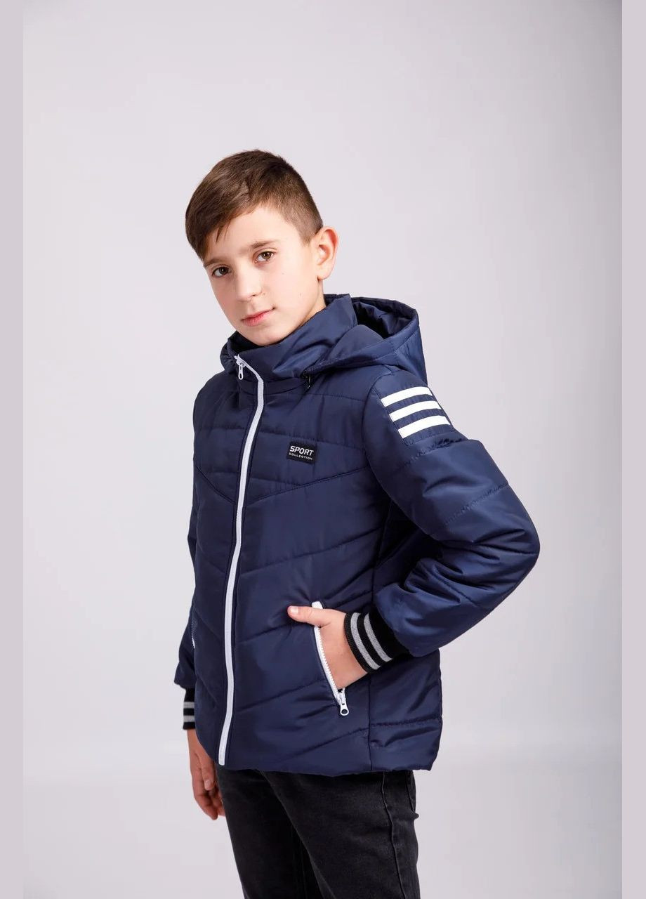 Синяя демисезонная курточка демисезонная браин Polin Line