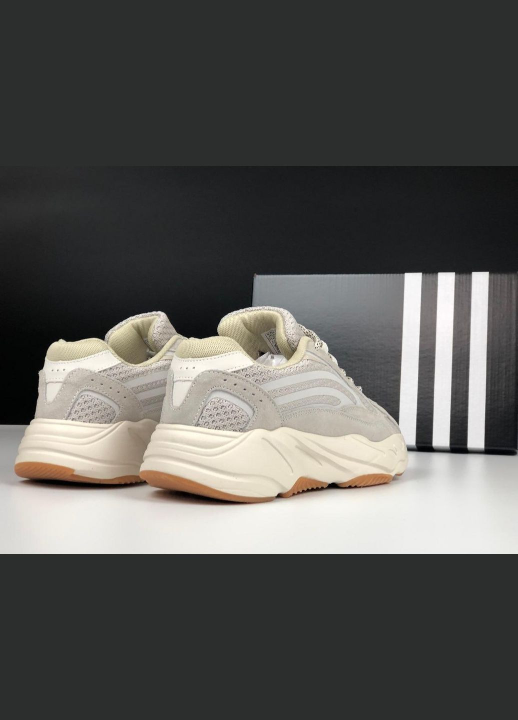 Бежеві Осінні бежеві демісезонні чоловічі кросівки No Brand