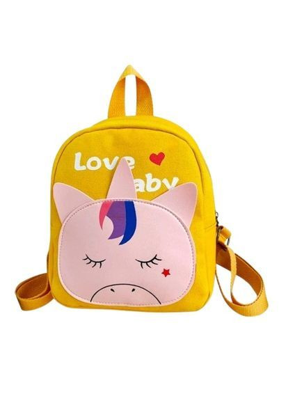 Дитячий рюкзак Small Unicorn-2 Yellow, жовтий () Evo-Kids 2418-19 Yellow Unicorn-2 (370498954)