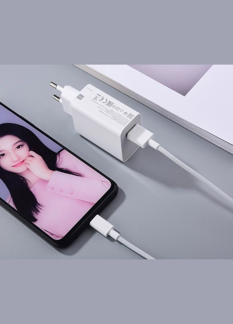 Зарядний пристрій USB Wall Charger 67 W White with USBC Cable BHR6035EU Xiaomi (279553939)