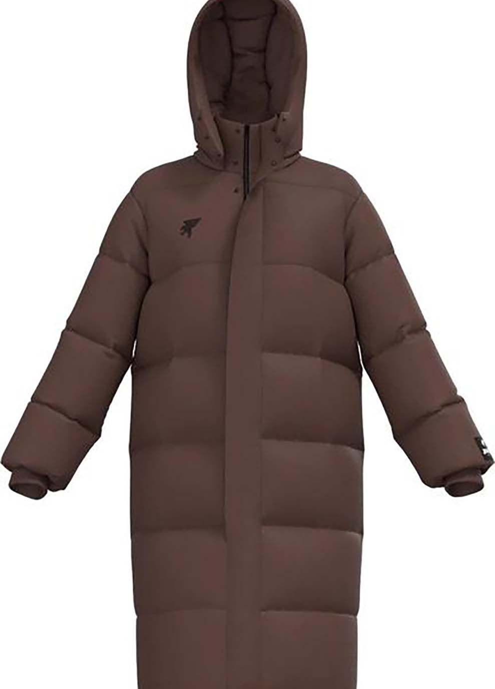 Коричнева зимня жіноча зимова куртка explorer iii коричневий Joma