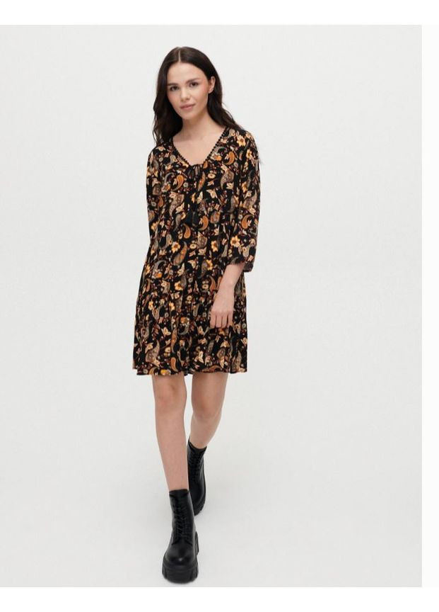 Черное платье весенне-летнее House