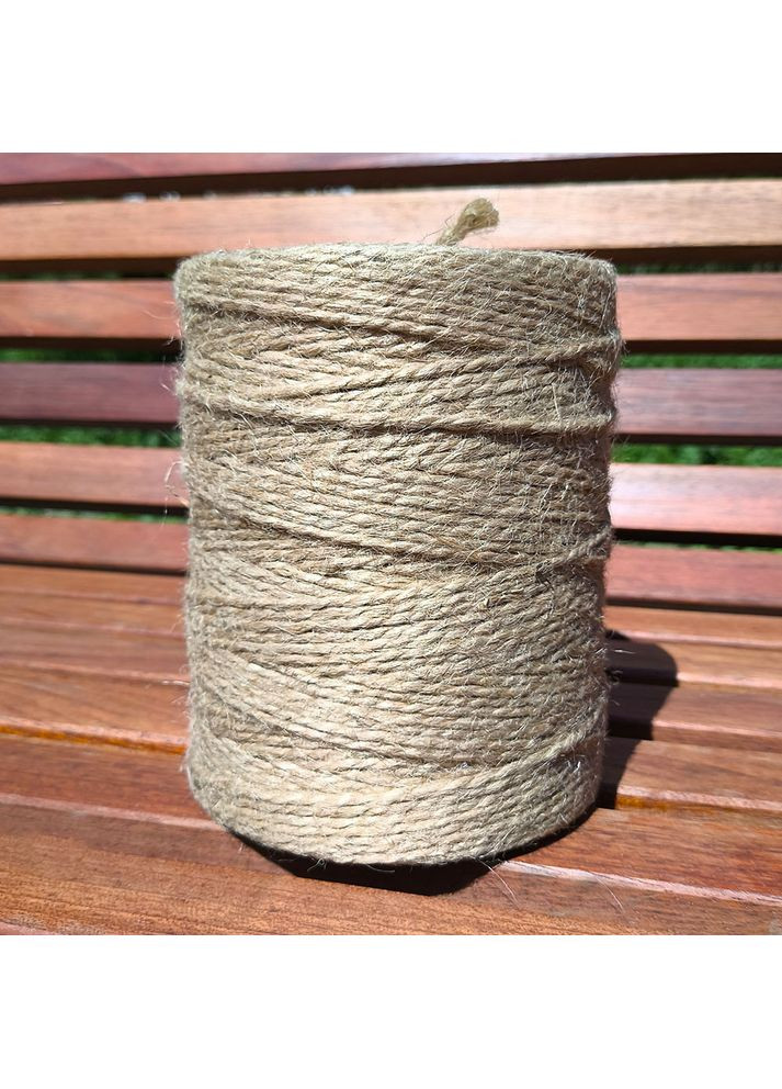 Шпагат джутовый 1 кг, 3 мм, 2 нити Jutix (355980007)
