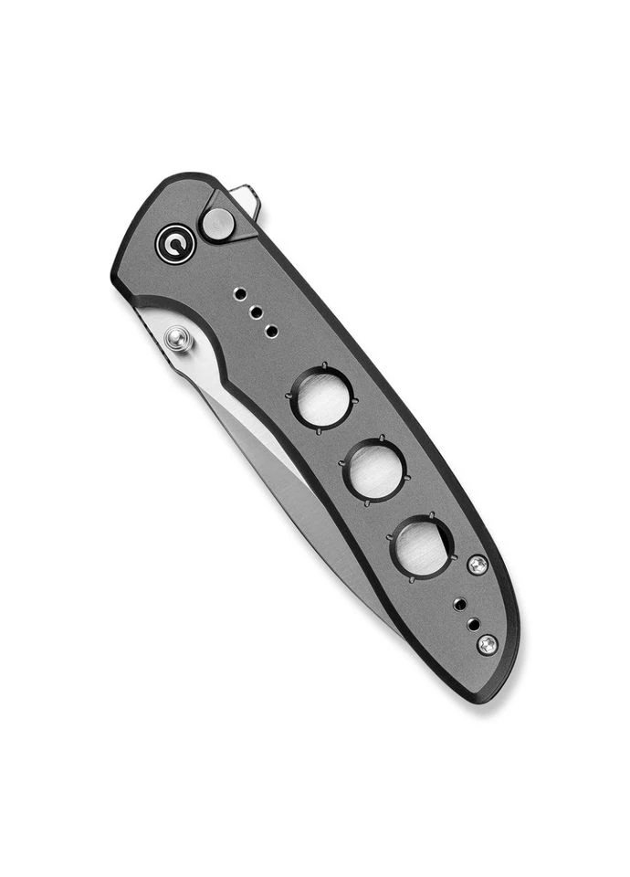 Складной нож туристический Hyperpulse, (8.9 см) 14C28N / Aluminum серый Civivi (392458110)