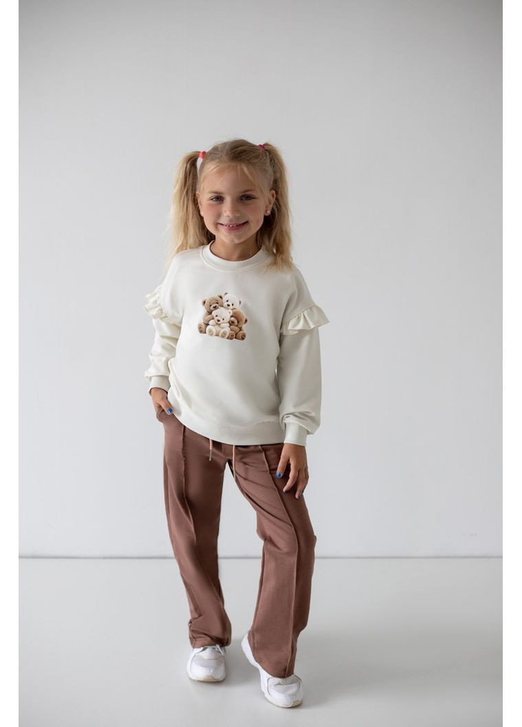 Коричневые демисезонные брюки Авекстекс