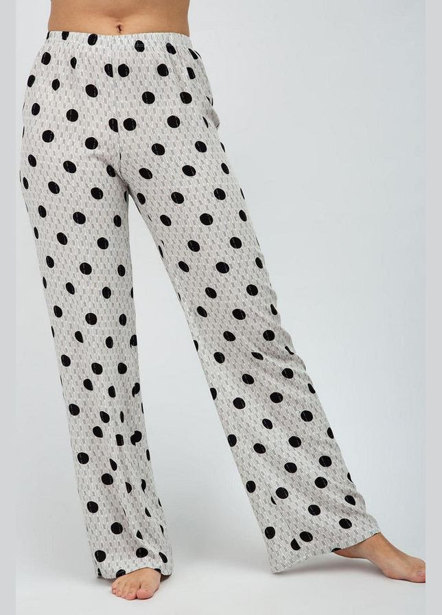 Пижамные брюки из вискозы Leinle 1325/67005 white (284742593)