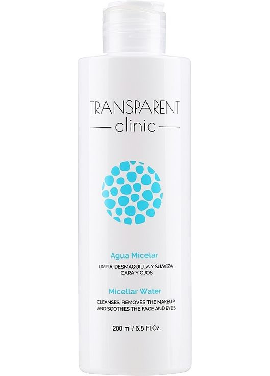 Мицеллярная вода для лица Micelar Water 200ml (762921-141917) Transparent Clinic (369563377)