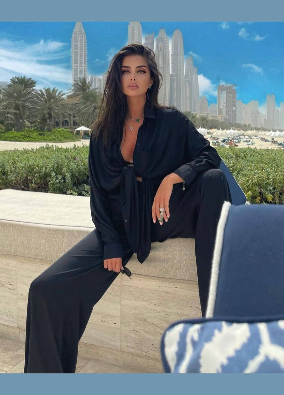 Женский черный костюм No Brand (342098271)