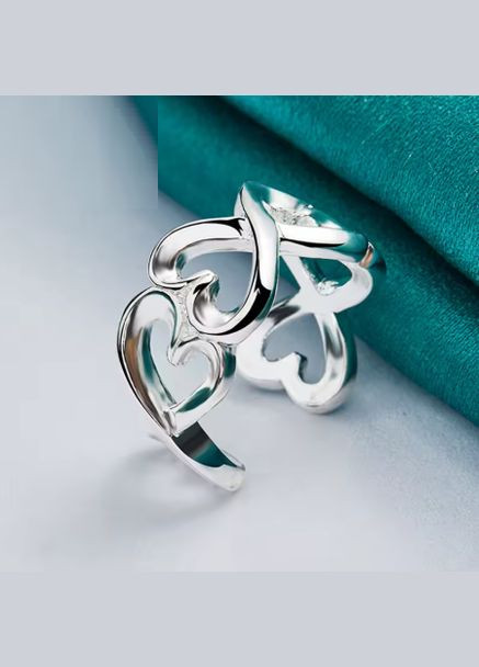 Жіноче кільце у формі серця знака нескінечності з серцем стрел. ср. No Brand (338436049)