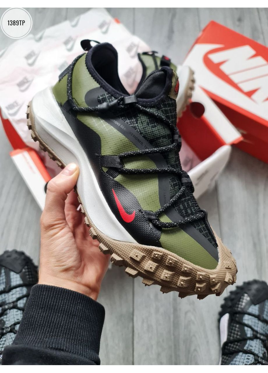 КРОССОВКИ ЖЕНСКИЕ NIKE ACG MOUNTAIN FLY LOW GTX SE GORE-TEX KHAKI НАЙК АСЖ МАУНС ФЛАЙ No Brand комбинированные демисезоны (368861954)