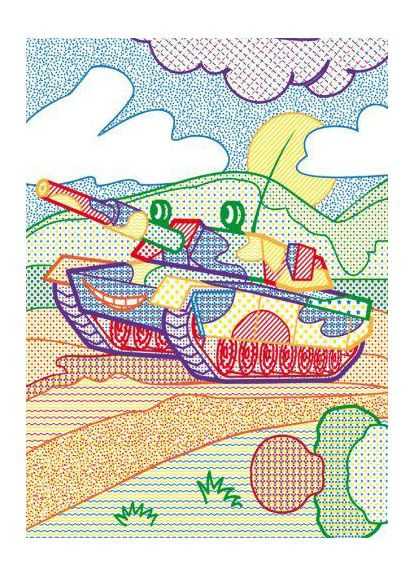 Книга "Большие водные раскраски: Военная техника" (TS01091996157438) Crystal Book (373407314)