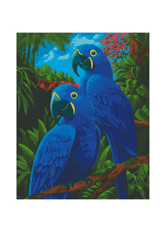 Картина по номерам "Гиацинтовые ары" Art Craft 11518-AC 30х40 см No Brand (315755732)