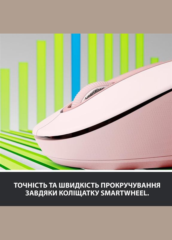 Миша бездротова Signature M650 L Rose (910-006237) Logitech (336957059)