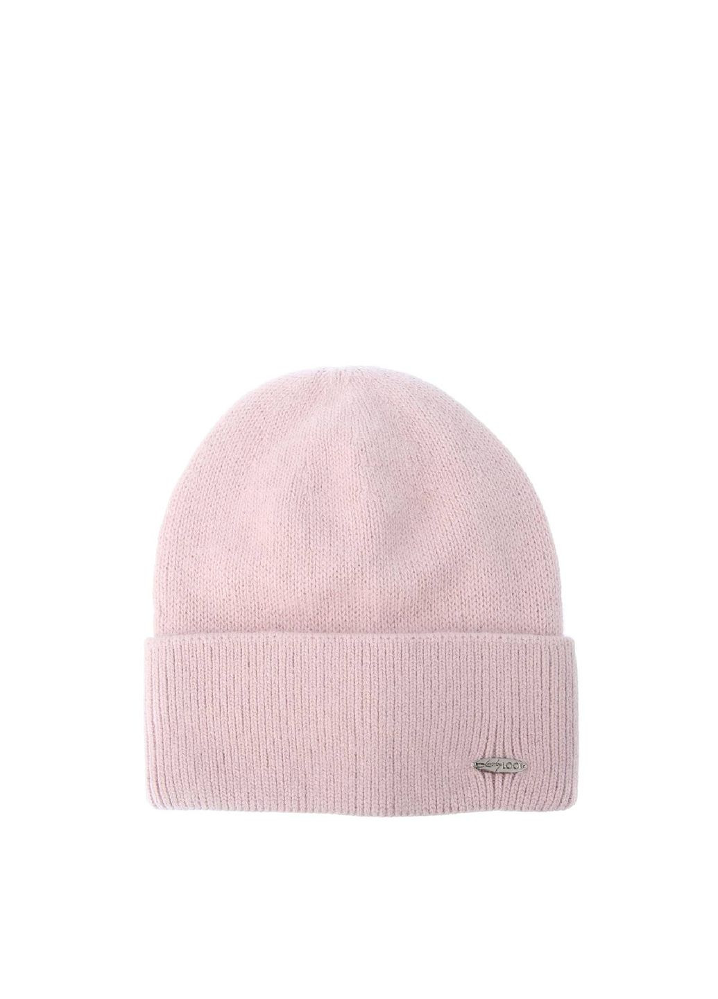 Шапка біні жіноча ангора рожева ISABELLA LuckyLOOK 685-476 (322790438)