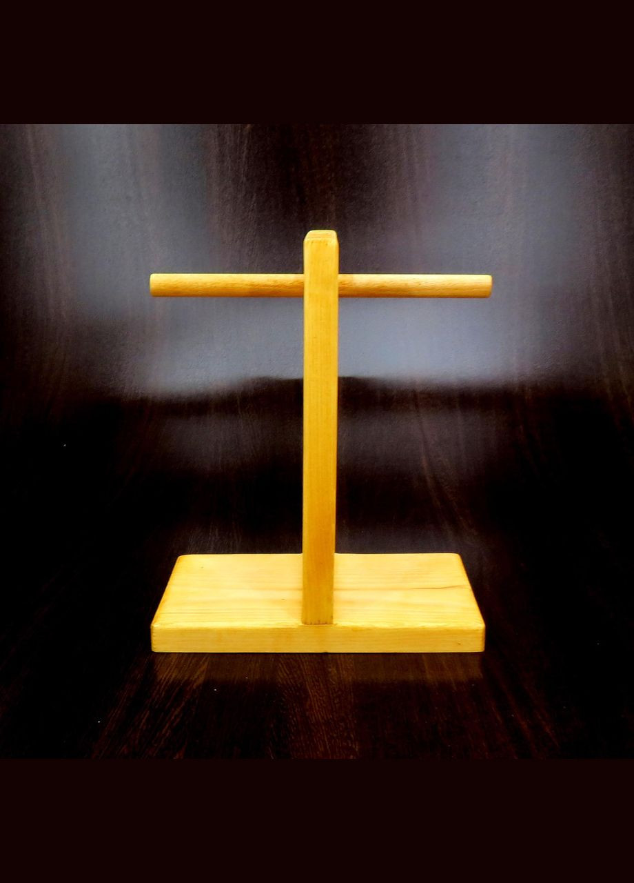 Стійка для навушників з дерева Марсаліс каррі (НУП-001103) No Brand (328415304)