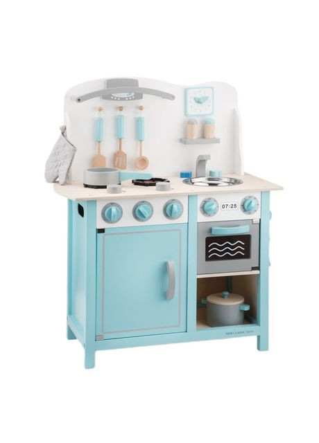 Ігровий набір Міні-кухня блакитна DeLuxe (11063) New Classic Toys (370256239)
