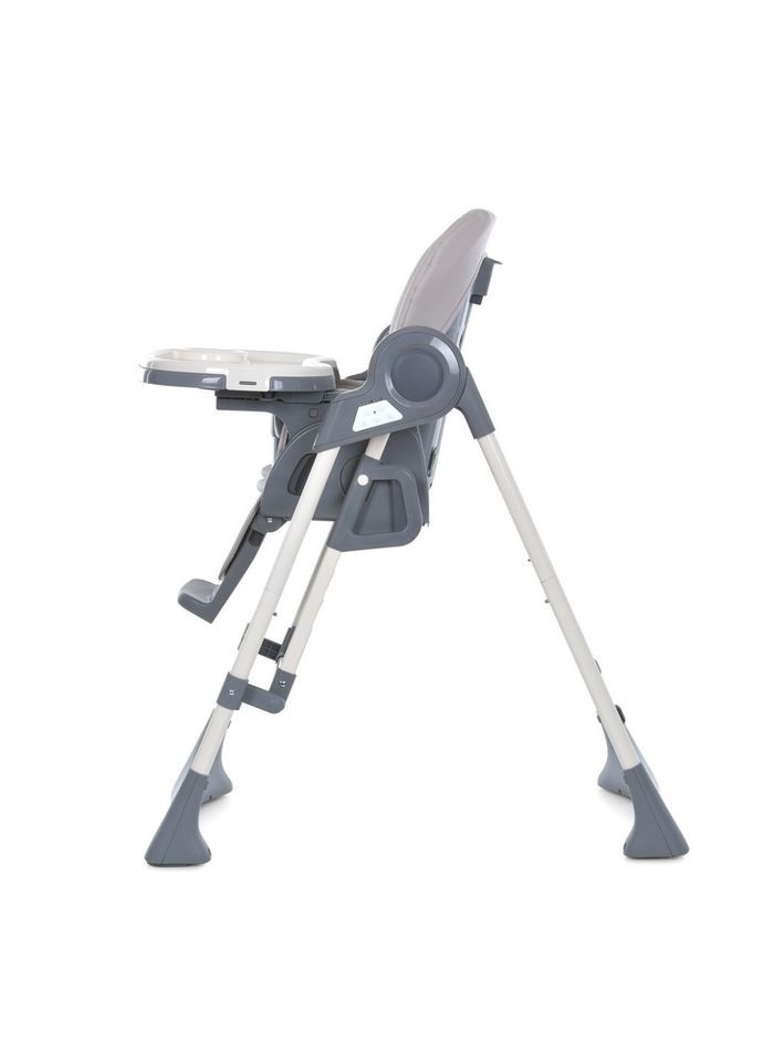 Стільчик-гойдалка для годування SWAN сірий для дітей від 6 місяців з музикою та Bluetooth управлінням El Camino (368758070)