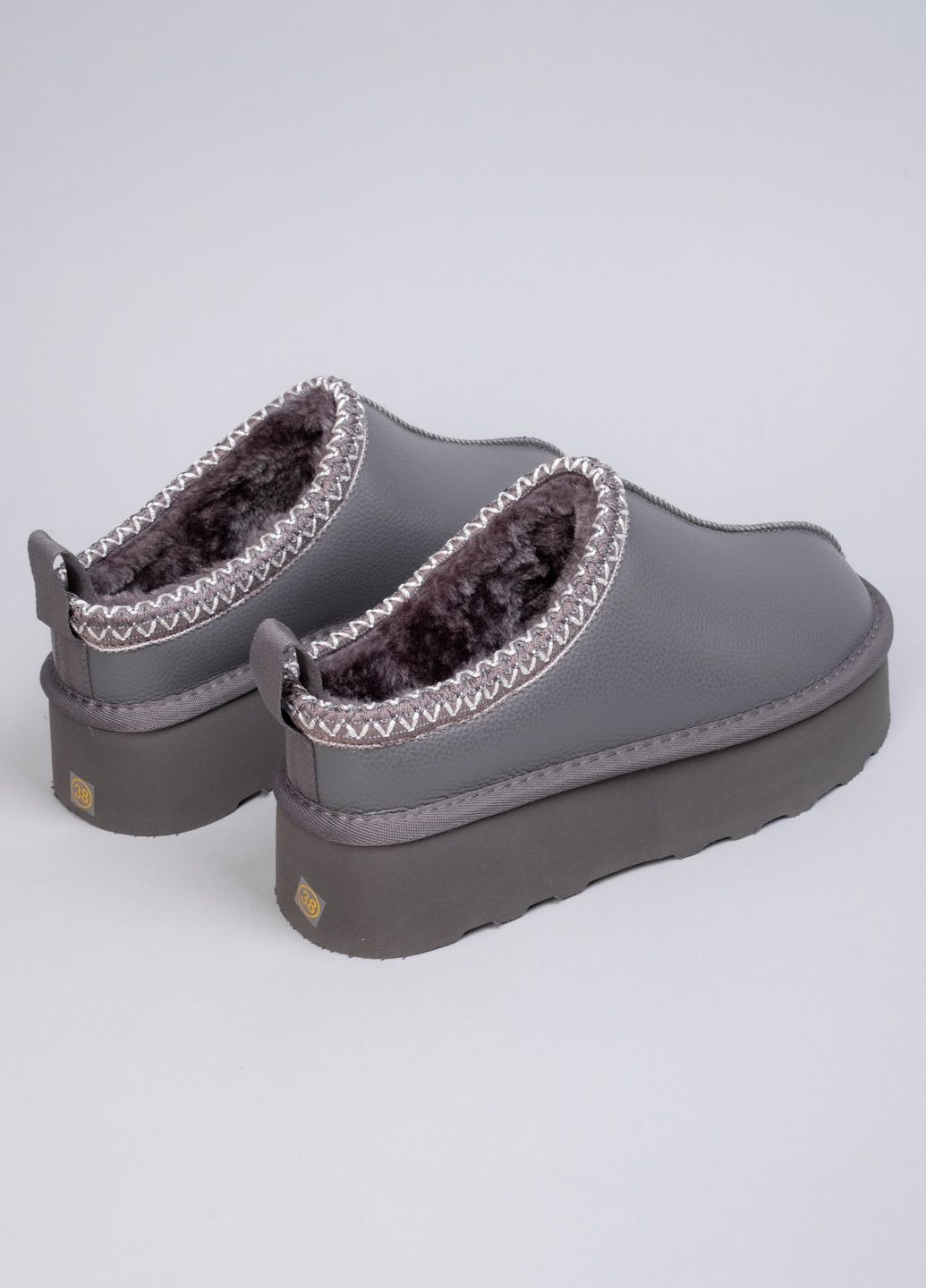 Угги женские 5852-1 серые 344459 Power (303397124)