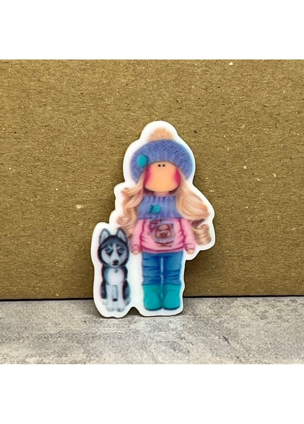 Серединка для бантиков Кукла Тильда (Хаски)- 4 см, арт 02361, 1 шт No Brand (337990637)