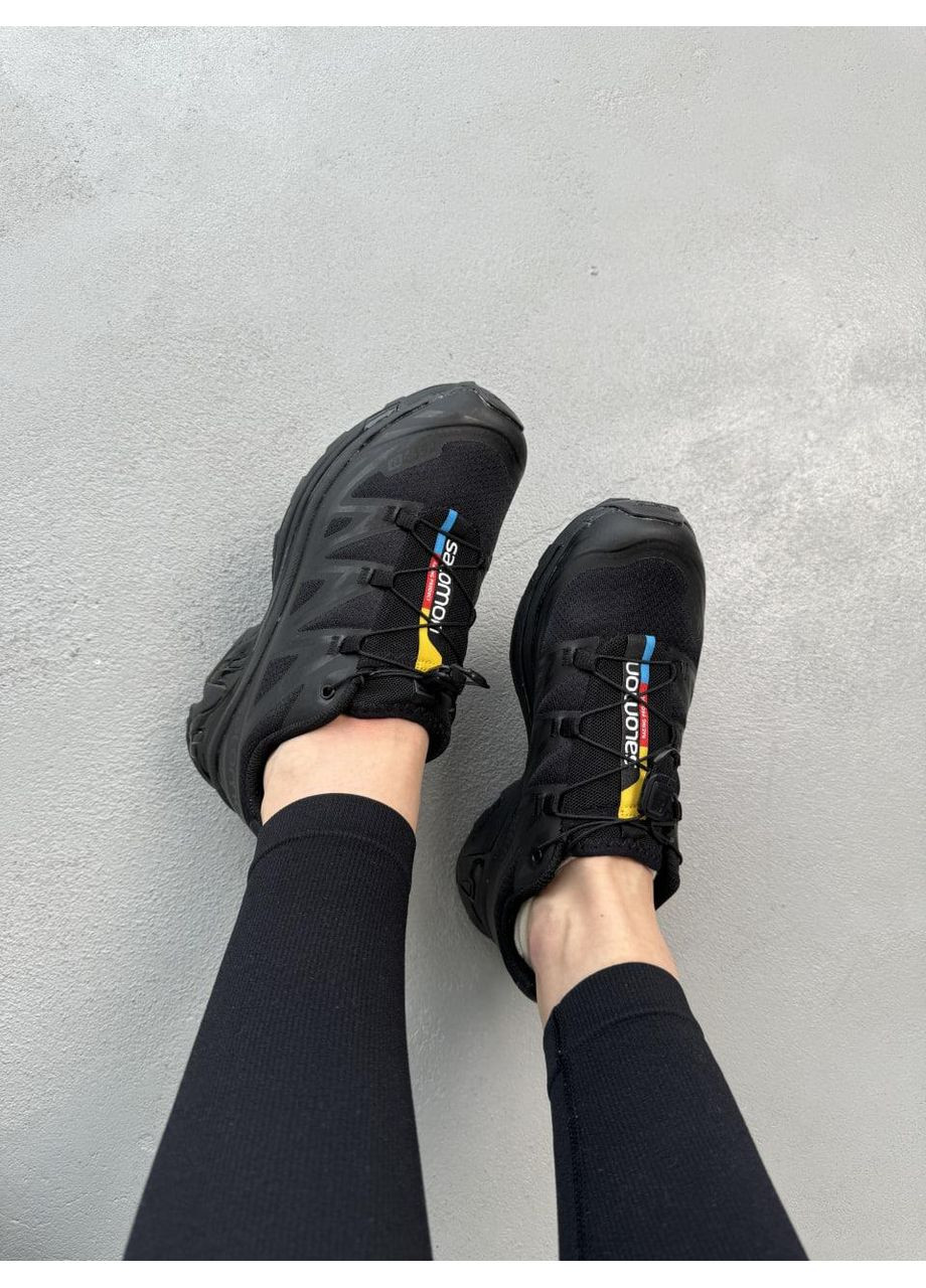 Чорні Осінні кросівки чоловічі salomon s / lab xt-6 triple black саломон хт-6 No Brand