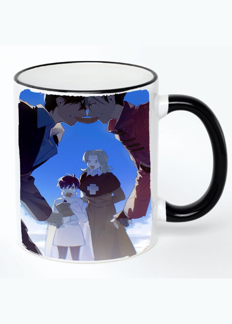 Чашка Тріган Аніме #008 (кухоль, кружка) Біла з чорною ручкою 330 мл No Brand (322712388)