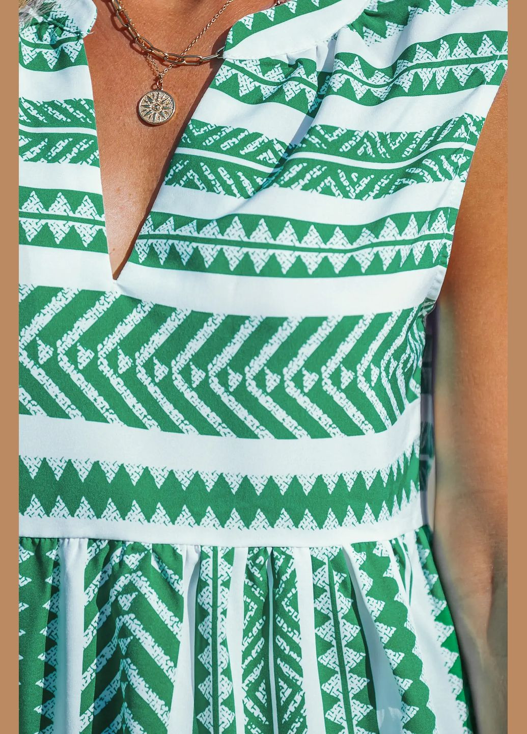 Білий повсякденний плаття, сукня CUPSHE з орнаментом