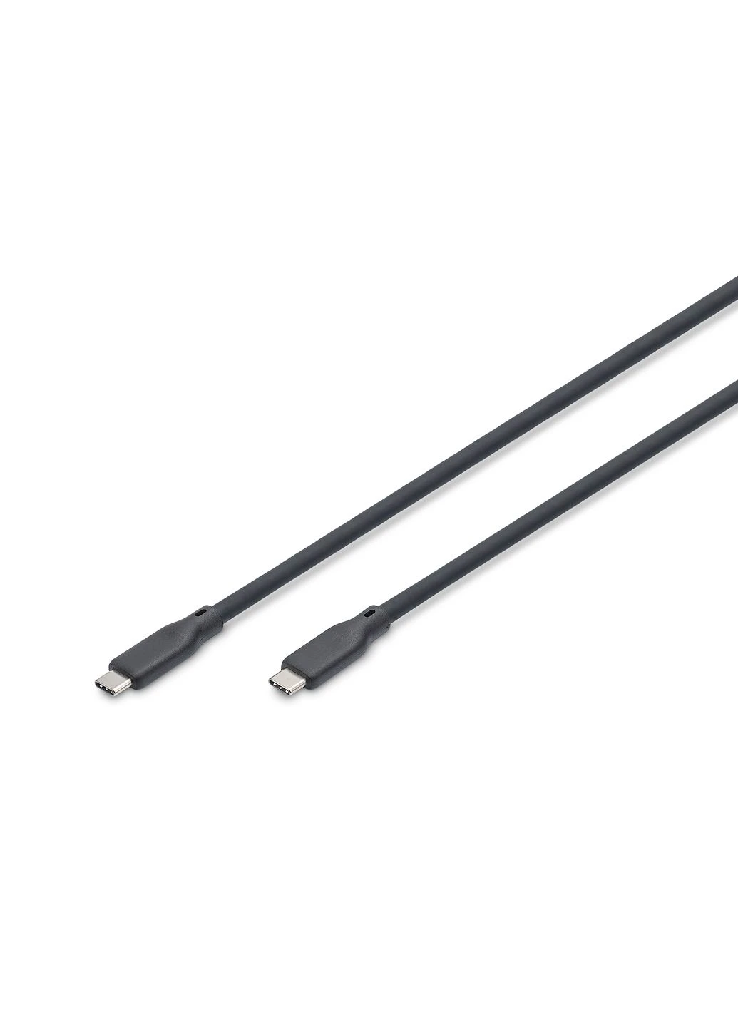 Кабель USB-C заряджання/синхронізації, 1м, USB 3.2 Gen2, 10G, 100W, 4K, силіконовий, чорний Digitus (315602675)