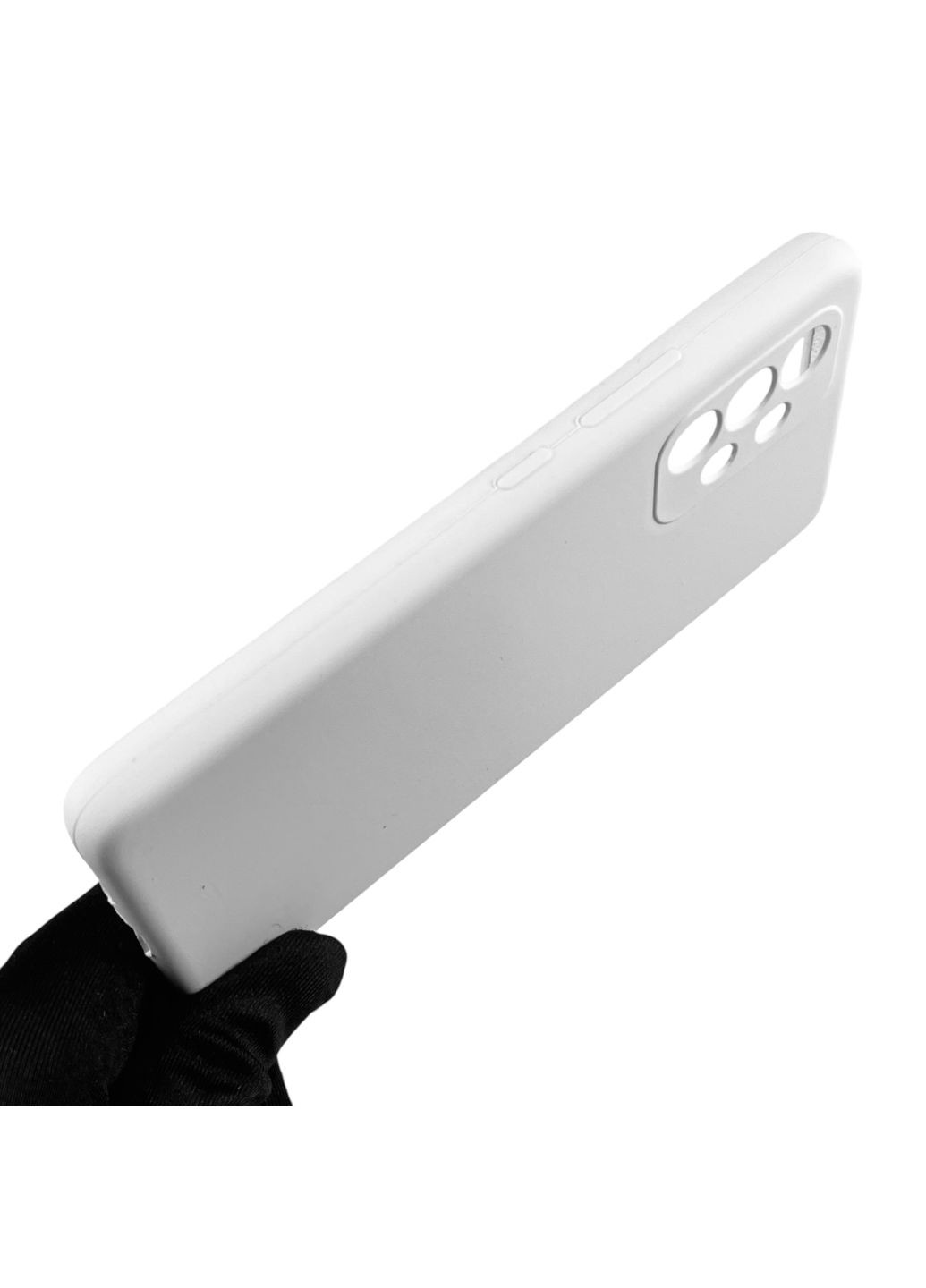 Чохол для Galaxy A53 5G (SM-A536E) силіконовий з мікрофіброю нековзний на самсунг а53 5г білий Samsung (366231837)