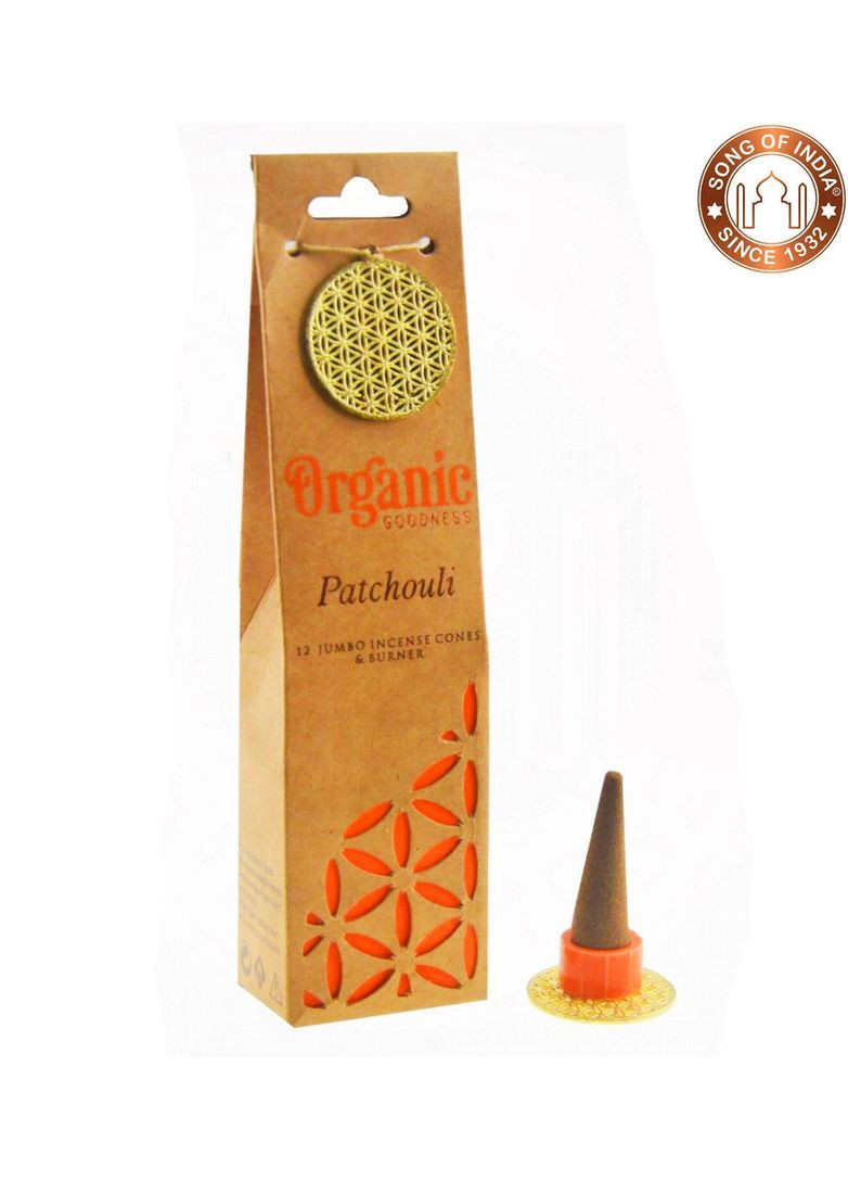 Пачули Organic Goodness Ароматические конусы Song of India (362362845)