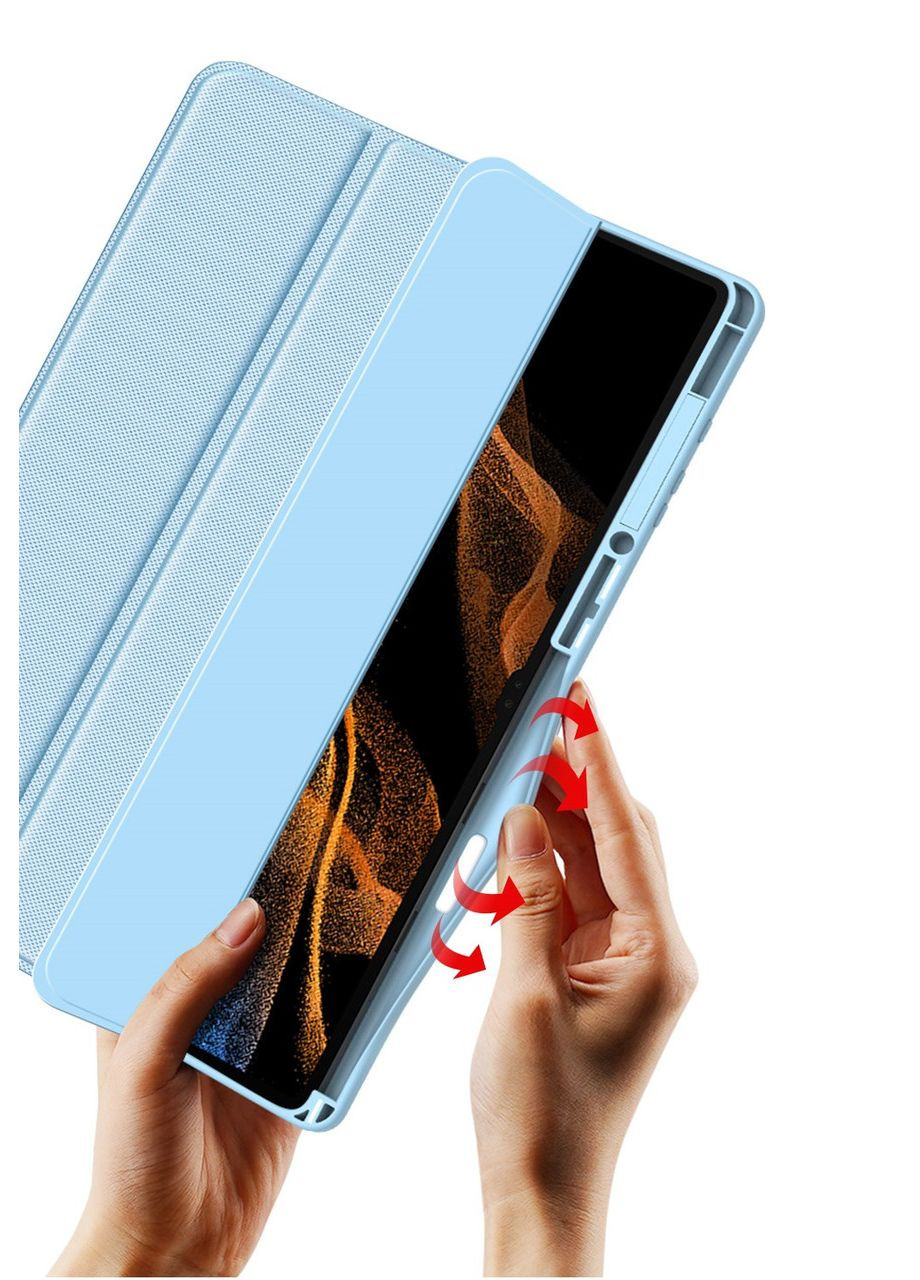 Чохол книжка Toby Series для Samsung Galaxy Tab S9 11'' X710/X716B Blue Dux Ducis (324234483)