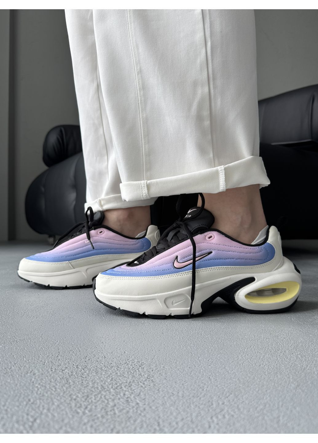 КРОСІВКИ ЖІНОЧІ NIKE AIR MAX PORTAL BEIGE / BLUE НАЙК АІР МАКС ТН ПЛЮС No Brand бежеві демісезони (367167289)