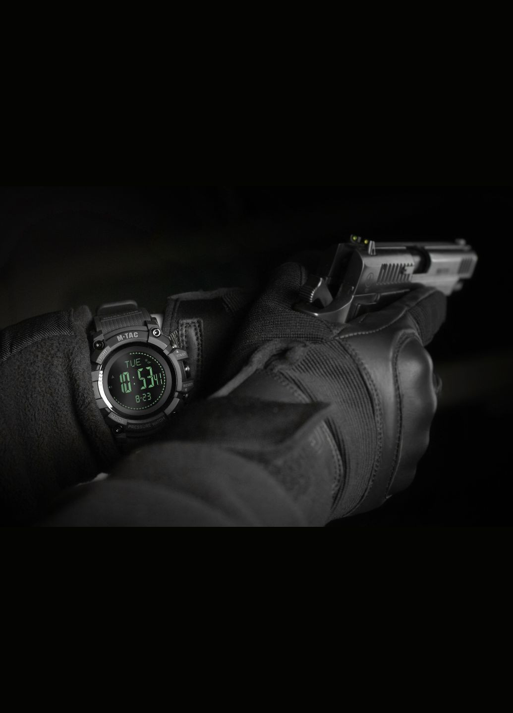 Годинник тактичний Adventure Black M-TAC (303261359)