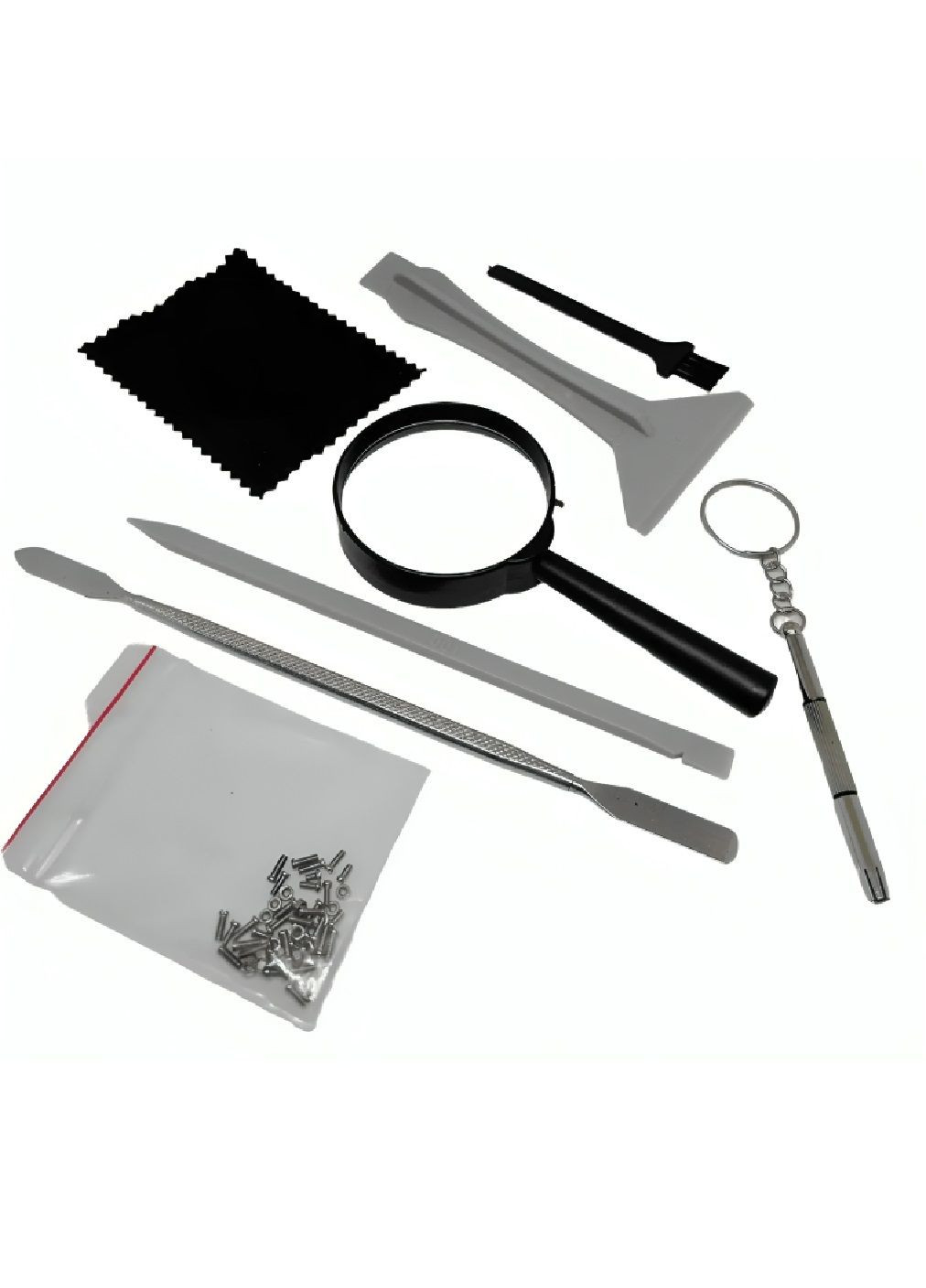 Набір комплект інструментів у кейсі для розбирання ремонту мобільних телефонів комп'ютерів 133 штуки (479737-Prob) Сірий Unbranded (323056028)
