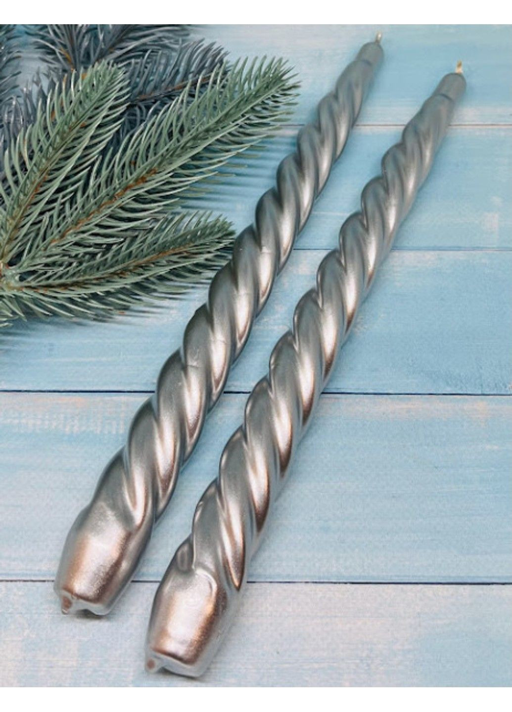 Свічка (перламутрова), срібло, розмір 250 мм*23 мм, шт No Brand (308365991)