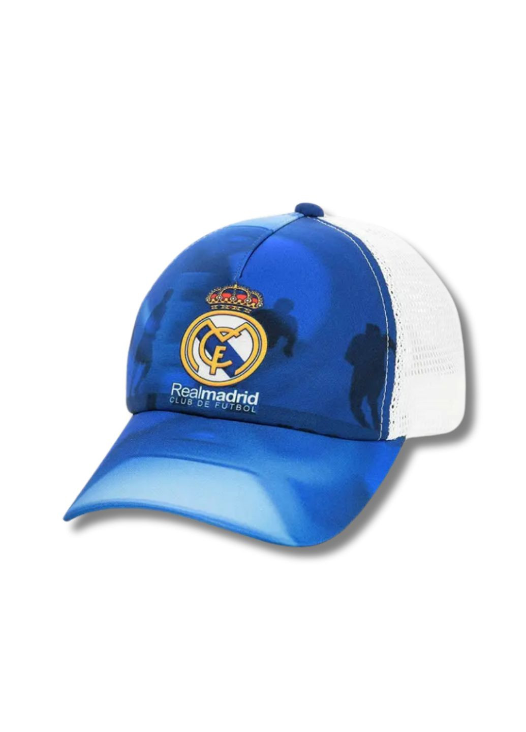 Літня кепка із сіткою Реал Мадрид / Real Madrid No Brand Кепка із сіткою та принтом (334673806)