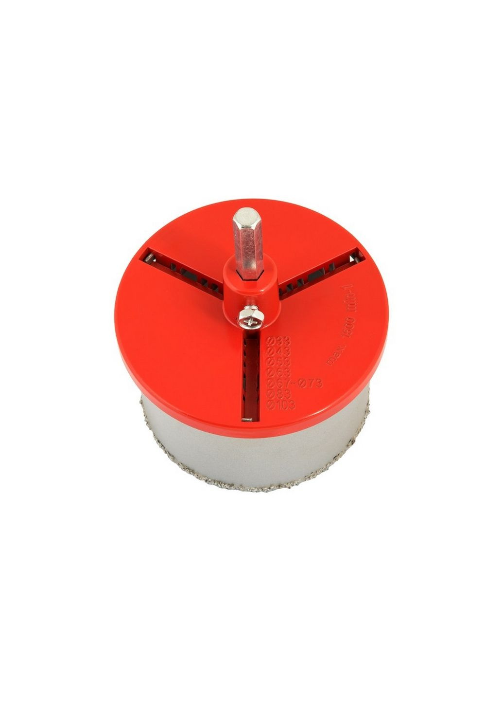 Сверло корончатое для плитки 103 мм вольфрамовое напыление с платформой Granite (288183676)