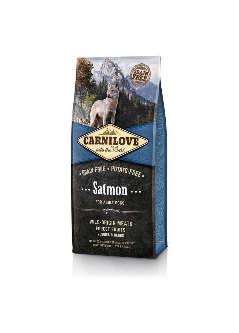 Сухой корм для взрослых собак Salmon Adult 12 кг (8595602508907) Carnilove (279568665)