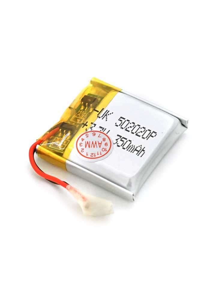 Литий-полимерный аккумулятор 5*20*20mm (Li-ion 3.7В 350мА·ч) Voltronic (370080480)