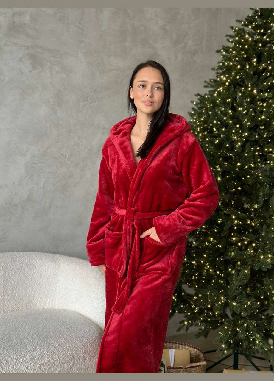 Мʼякий плюшевий халат з капюшоном Vakko (311504353)