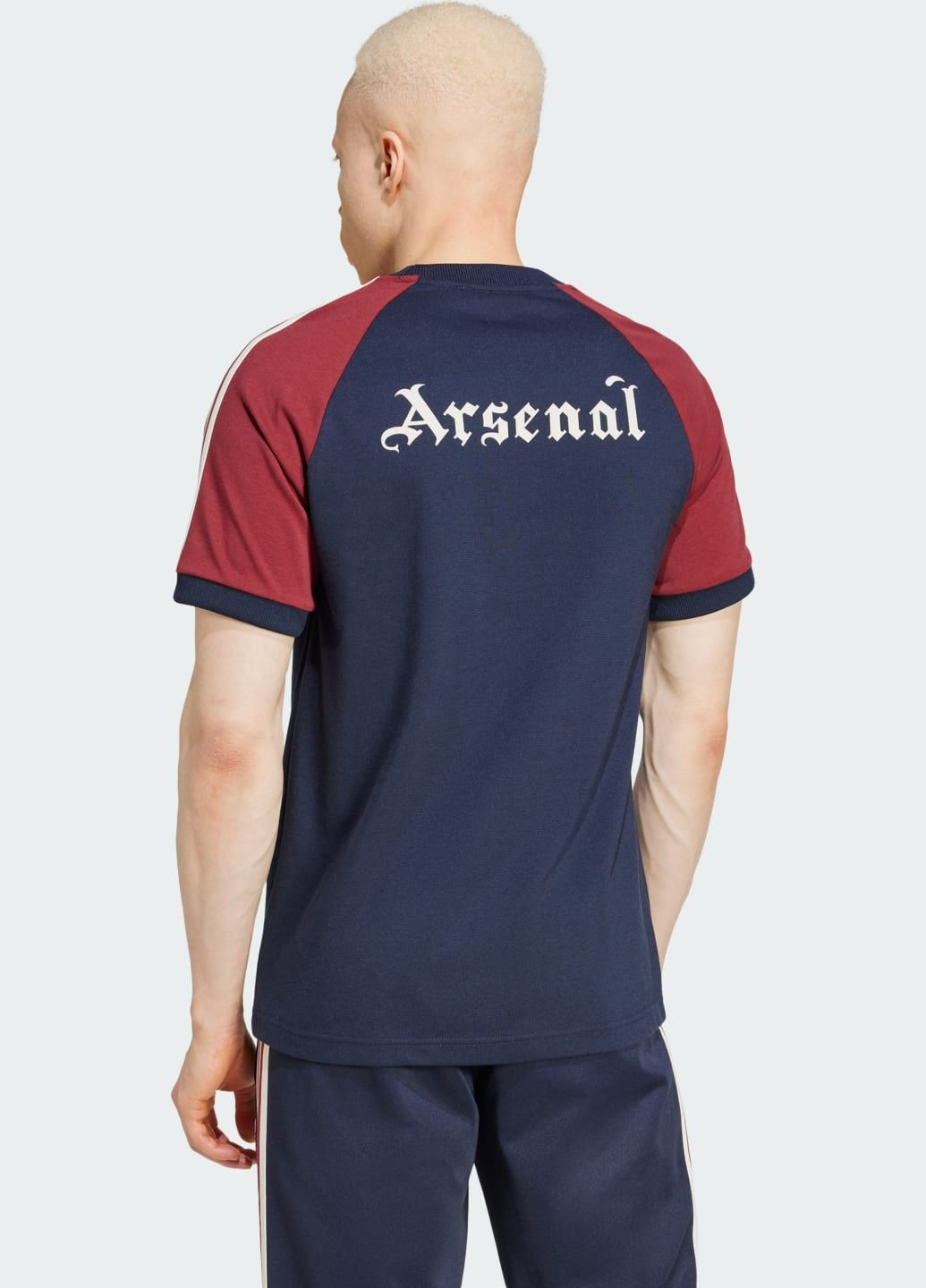 Синя футболка arsenal adicolor classics 3-stripes adidas