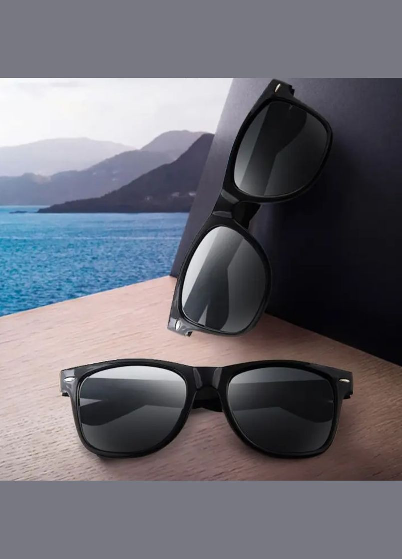 Классические унисекс солнцезащитные очки Glazzy овальная форма UV400 No Brand (347641165)