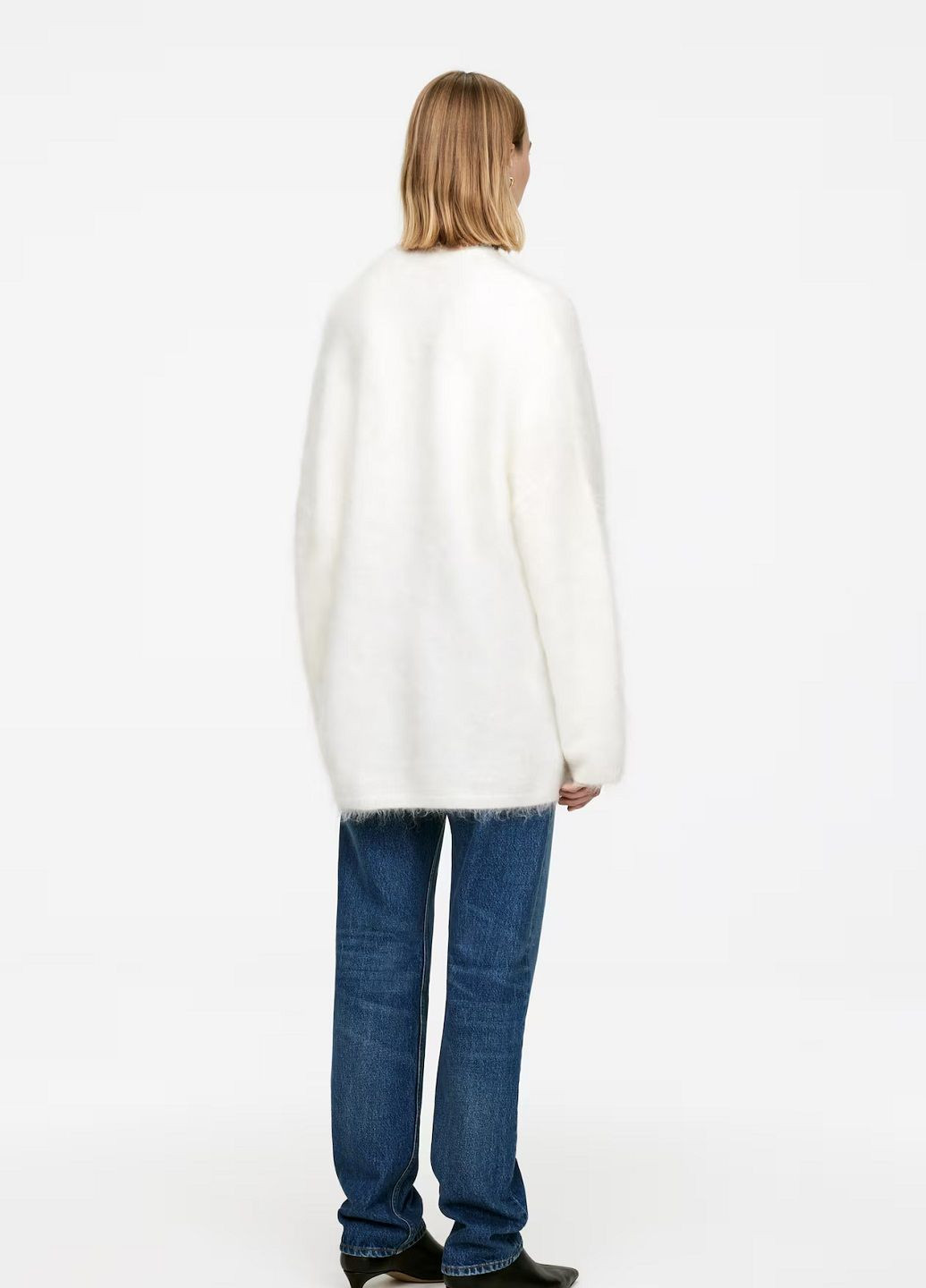 Молочный демисезонный свитер Arket